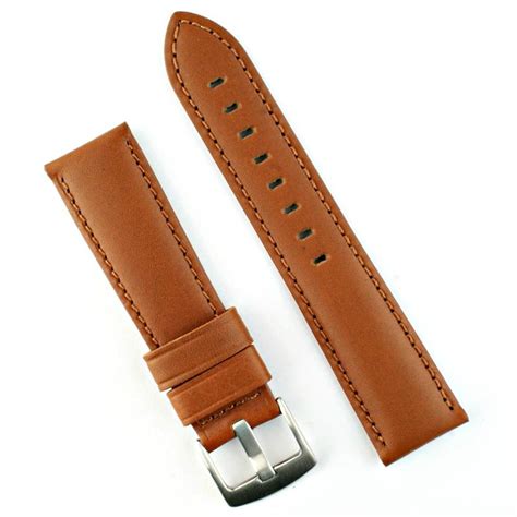 22mm watch strap tan leather panerai style|where to buy panerai straps.